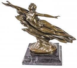 804 - FIGURA EN BRONCE DE ESCUELA FRANCESA ÚLTIMO CUARTO DEL S.XX
