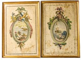 229 - PAREJA DE GRABADOS FRANCESES CIRCA 1800