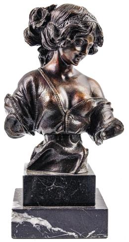795 - ESCULTURA EN BRONCE FIRMADA J. BATISTINI