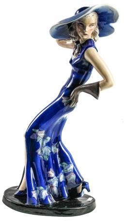 472 - FIGURA DE PORCELANA GOLDSCHEIDER PRIMER TERCIO S.XX