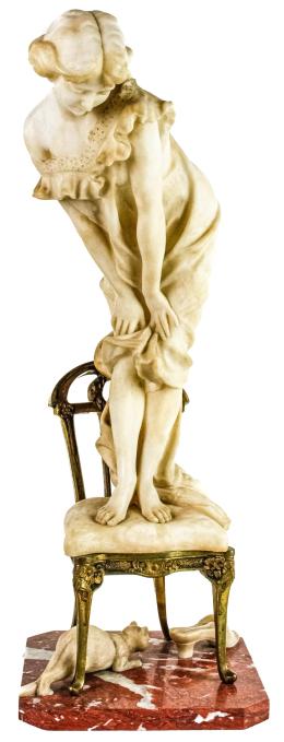786 - FIGURA DE ESCUELA ITALIANA CIRCA 1900
