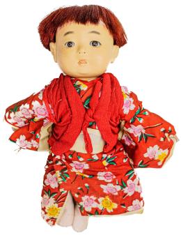 211 - MUÑECA JAPONESA DE LA PRIMERA MITAD DEL S.XX