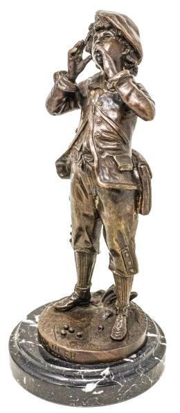 792 - FIGURA EN BRONCE DEL ÚLTIMO TERCIO DE SIGLO XX