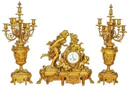 732 - RELOJ FRANCÉS DE SOBREMESA DE FINALES DEL S.XIX