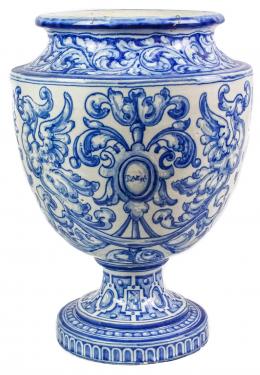 538 - JARRÓN EN CERÁMICA DE TALAVERA DE MEDIADOS DEL S.XX