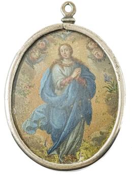 835 - MEDALLÓN CON IMAGEN CIRCA 1800