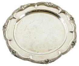 644 - BANDEJA CIRCULAR CON PERFIL LABRADO