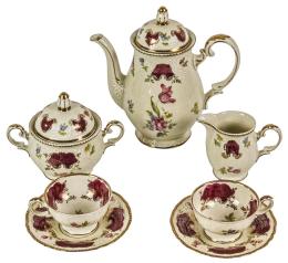 458 - JUEGO DE CAFÉ DE PORCELANA ALEMANA