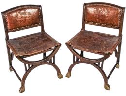 316 - PAREJA DE SILLAS DE LA PRIMER CUARTO DEL SIGLO XX