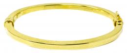 287 - PULSERA ESCLAVA DE PLATA SOBREDORADA