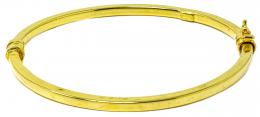 196 - PULSERA ESCLAVA DE PLATA SOBREDORADA