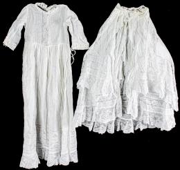 841 - VESTIDO DE ACRISTIANAR DE PRINCIPIOS DE SIGLO XX