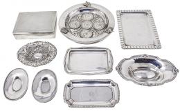 767 - CONJUNTO DE PIEZAS EN PLATA 