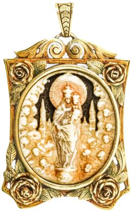 85 - COLGANTE DEVOCIONARIO DE PPS. DEL S.XX