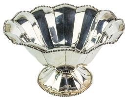 659 - CENTRO DE MESA EN PLATA DE MEDIADOS DEL S.XX