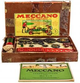185 - JUEGO "MECCANO 3" DE LOS AÑOS 50