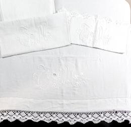 783 - JUEGO DE CAMA DE MATRIMONIO DEL PRIMER TERCIO S.XX