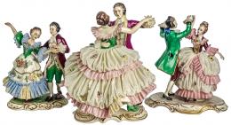 478 - TRES FIGURAS DE BAILARINES