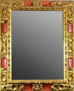 294 - ESPEJO DE PARED CON MARCO DE TALLA