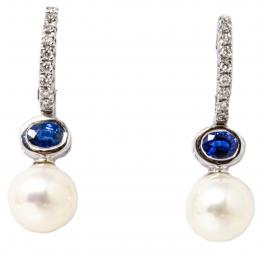 211 - PENDIENTES CON ZAFIOS Y BRILLANTES