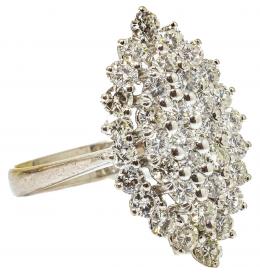 43 - ANILLO LANZADERA CON BRILLANTES