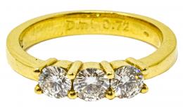 321 - SORTIJA TRESILLO CON BRILLANTES