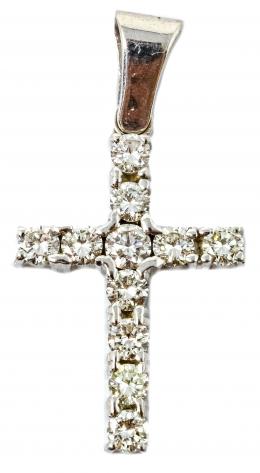 152 - CRUZ COLGANTE CON BRILLANTES