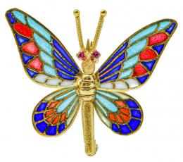 127 - COLGANTE MARIPOSA CON ESMALTES