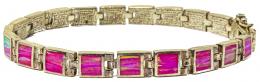 260 - PULSERA CON NÁCAR ROSA