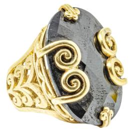40 - ANILLO DE PLATA CON ÓNIX