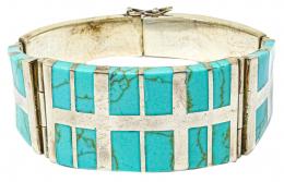 275 - PULSERA DE PLATA CON TURQUENITA