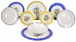 424 - CONJUNTO DE PIEZAS DE VAJILLA "BERNARDAUD" LIMOGES