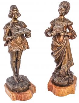 828 - PAREJA DE FIGURAS DE GEORGE OMERTH