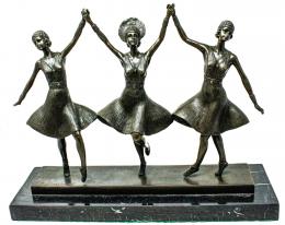 863 - FIGURA EN BRONCE "BALLET RUSO"