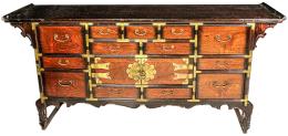 395 - MUEBLE CAJONERO CHINO DE LOS AÑOS 80