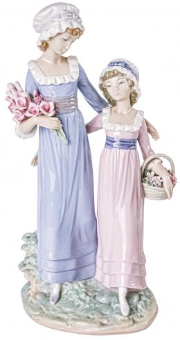 478 - FIGURA EN PORCELANA LLADRÓ "JOVENES"