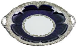 65  -  BANDEJA CIRCULAR DE PORCELANA ALEMANA
