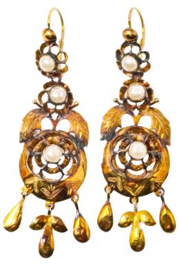 172 - PENDIENTES ISABELINOS DEL S.XIX