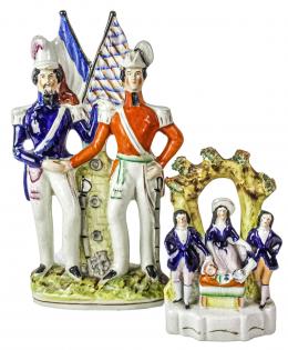 503 - DOS FIGURAS "STAFFORD" DEL PRIMER TERCIO S.XX