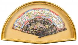 373 - ABANICO ORIENTAL DE FINALES DEL S.XIX