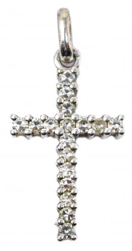 137 - CRUZ COLGANTE CON BRILLANTES