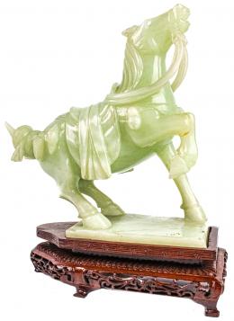 385 - FIGURA DE JADE "CABALLO" DEL ÚLTIMO TERCIO DEL S.XX