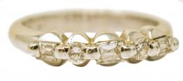 62 - ANILLO MEDIA ALIANZA CON DIAMANTES