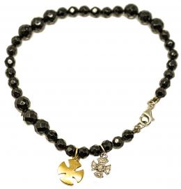 269 - PULSERA DE ÓNIX Y BRILLANTES