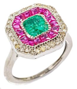60 - ANILLO ESTILO ART DECO