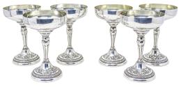 715 - SEIS COPAS DE PLATA DE MEDIADOS DEL S.XX