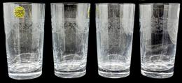 34  -  CUATRO VASOS EN CRISTAL  "D&#39;ARQUES"