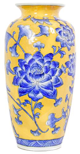 499 - JARRÓN EN PORCELANA DE MEDIADOS DEL S.XX