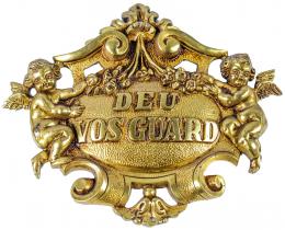 939 - PLACA EN BRONCE DE MEDIADOS DEL S.XX