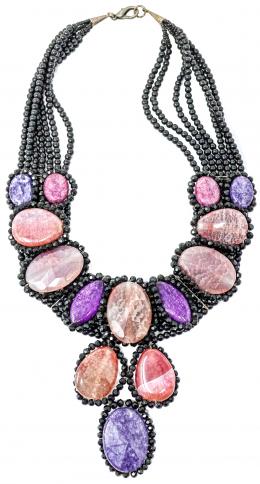 130 - COLLAR GARGANTILLA CON CUARZOS
